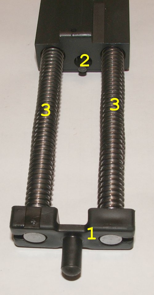 Figure 4 — The same assembly from the rear. Nothing here requires a tool to separate at the field-strip level.