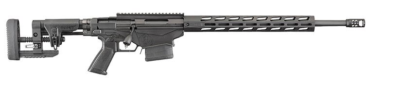 Figure 4 — Model 18028, the .308 as catalogued through 2019: the 15-inch M-LOK handguard and the Precision MSR stock.